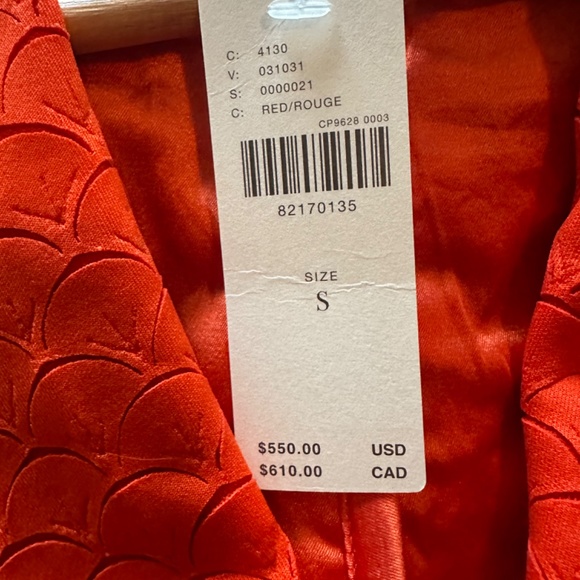 Long Sleeve V-Neck Blazer Dress - Picture 4 of 4